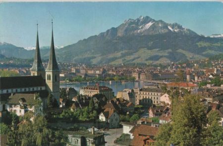 Schweiz - Luzern - mit Pilatus - 1963 Schweiz - Luzern - mit Pilatus - 1963