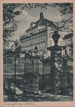Ludwigsburg - das Schloß - ca. 1950 Ludwigsburg - das Schloß - ca. 1950