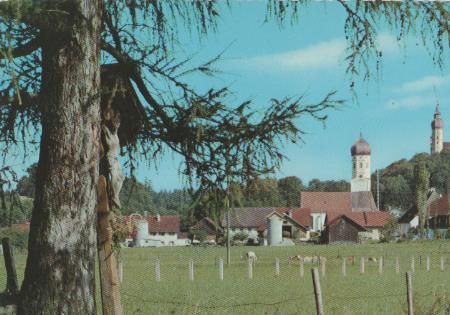 Erling und Kloster Andechs - ca. 1975 Erling und Kloster Andechs - ca. 1975