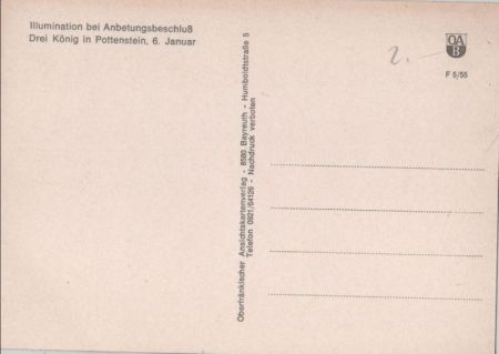 Pottenstein - Illumination bei Anbetungsbeschluss