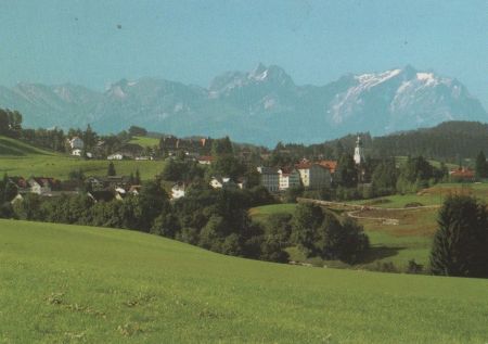 Scheidegg, Allgäu - mit Altmann und Säntis - 1993 Scheidegg, Allgäu - mit Altmann und Säntis - 1993