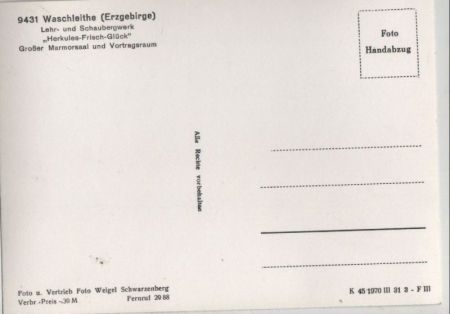 Grünhain-Beierfeld, Waschleithe - Lehr- und Schaubergwerk