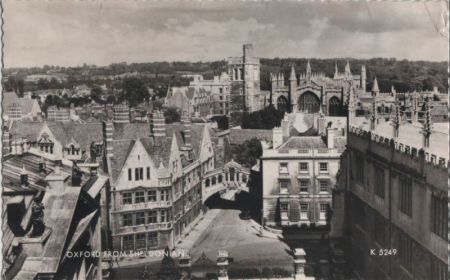 Großbritannien - Oxford - from Sheldonian - 1963 Großbritannien - Oxford - from Sheldonian - 1963