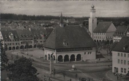 Freudenstadt - Partie auf dem Markt - 1960 Freudenstadt - Partie auf dem Markt - 1960