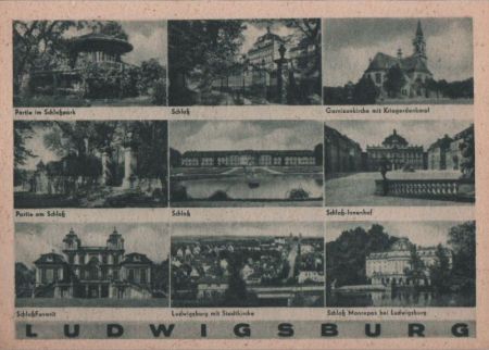 Ludwigsburg - u.a. Schloß Monrepos - ca. 1950 Ludwigsburg - u.a. Schloß Monrepos - ca. 1950