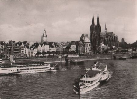 Köln - Rheinansicht - ca. 1970 Köln - Rheinansicht - ca. 1970