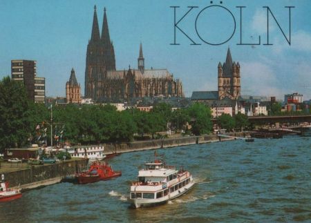 Köln - Heumarkt mit Dom - ca. 1975 Köln - Heumarkt mit Dom - ca. 1975