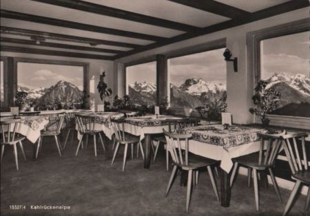 Ofterschwang - Kahlrückenalpe, Wiesenbaude - ca. 1965 Ofterschwang - Kahlrückenalpe, Wiesenbaude - ca. 1965