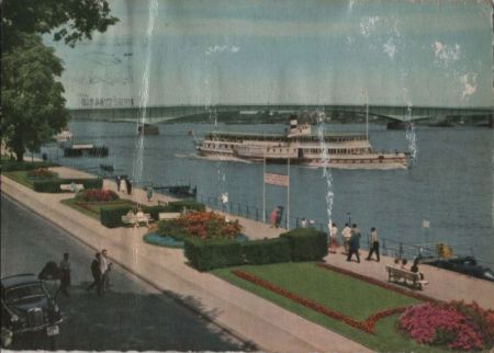 Bonn - Rheinpromenade - 1959 Bonn - Rheinpromenade - 1959