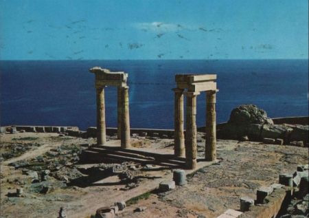 Griechenland - Rhodos - Akropolis von Lindos - 1977 Griechenland - Rhodos - Akropolis von Lindos - 1977