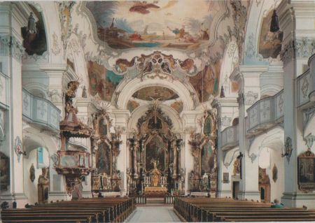 Lindau - Stiftskirche, innen - ca. 1975 Lindau - Stiftskirche, innen - ca. 1975