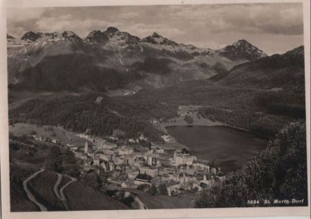 Schweiz - St. Moritz - Dorf - ca. 1960 Schweiz - St. Moritz - Dorf - ca. 1960