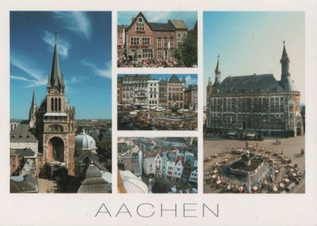 Aachen - mit Dom und Hof - ca. 1995 Aachen - mit Dom und Hof - ca. 1995