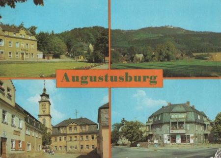 Augustusburg - u.a. Kommissions-Gaststätte - 1982 Augustusburg - u.a. Kommissions-Gaststätte - 1982