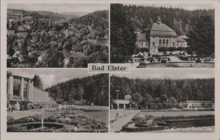 Bad Elster - u.a. Teilansicht - ca. 1955 Bad Elster - u.a. Teilansicht - ca. 1955