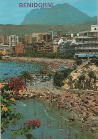 Spanien - Benidorm - Playa de Poniente - 1986 Spanien - Benidorm - Playa de Poniente - 1986
