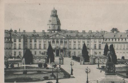 Karlsruhe - Schloßplatz - ca. 1935 Karlsruhe - Schloßplatz - ca. 1935