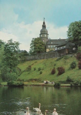 Bad Berleburg - Partie im Schlosspark - ca. 1975 Bad Berleburg - Partie im Schlosspark - ca. 1975