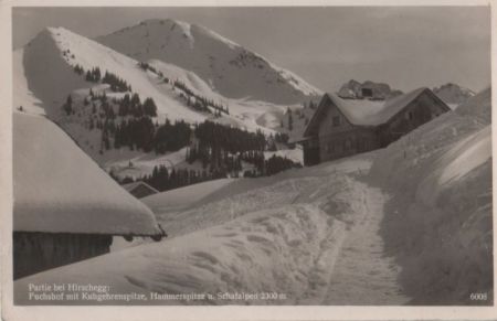 Österreich - Hirschegg - Fuchshof - 1937 Österreich - Hirschegg - Fuchshof - 1937