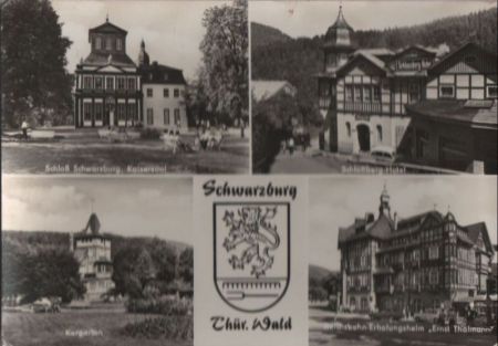 Schwarzburg - u.a. Schloßberg-Hotel - 1974 Schwarzburg - u.a. Schloßberg-Hotel - 1974