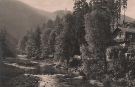 Schwarzburg - Schweizerhaus im Schwarzatal - ca. 1965 Schwarzburg - Schweizerhaus im Schwarzatal - ca. 1965