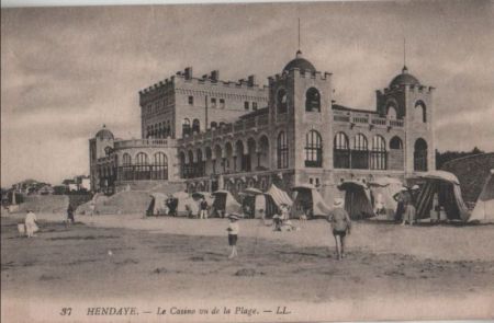 Frankreich - Hendaye - Le Casino vu de la Plage - 1918 Frankreich - Hendaye - Le Casino vu de la Plage - 1918