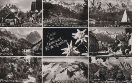 Garmisch-Partenkirchen - u.a. Münchnerhaus - ca. 1955 Garmisch-Partenkirchen - u.a. Münchnerhaus - ca. 1955