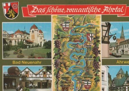 Neuenahr-Ahrweiler - Ahrtal mit Mayschoß und Ahrweiler - 1984 Neuenahr-Ahrweiler - Ahrtal mit Mayschoß und Ahrweiler - 1984