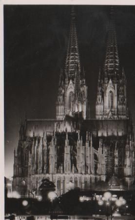 Köln - bei Beleuchtung - ca. 1960 Köln - bei Beleuchtung - ca. 1960