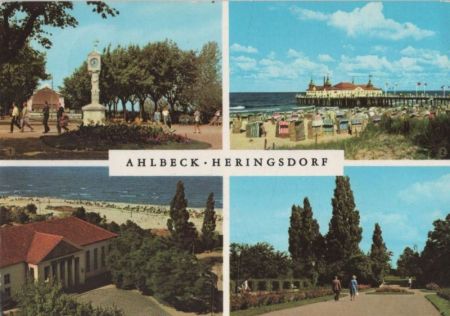 Ahlbeck - u.a. Kurpark mit Musikpavillon - 1978 Ahlbeck - u.a. Kurpark mit Musikpavillon - 1978