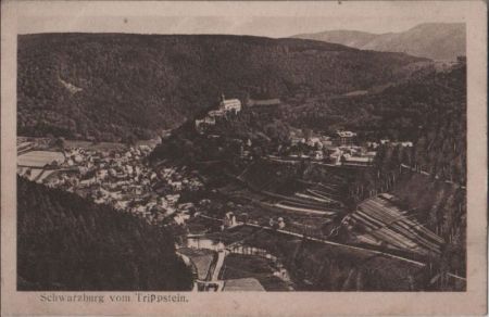 Schwarzburg - vom Trippstein - ca. 1935 Schwarzburg - vom Trippstein - ca. 1935