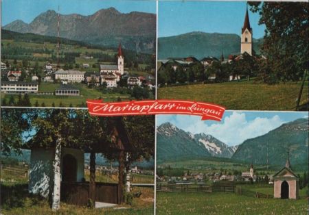 Österreich - Mariapfarr - 4 Teilbilder - 1983 Österreich - Mariapfarr - 4 Teilbilder - 1983