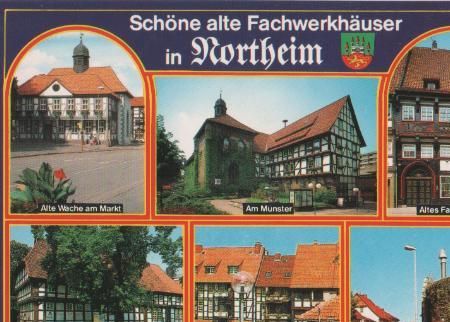 Alte Fachwerkhäuser in Northeim - ca. 1985 Alte Fachwerkhäuser in Northeim - ca. 1985
