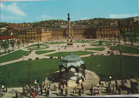 Stuttgart - Schloßplatz - ca. 1985 Stuttgart - Schloßplatz - ca. 1985