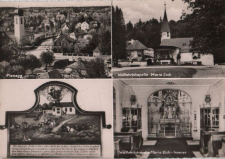 Planegg - u.a. Wallfahrtskirche Maria Eich - 1958 Planegg - u.a. Wallfahrtskirche Maria Eich - 1958