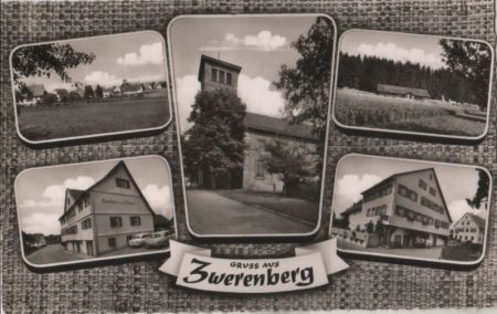 Neuweiler-Zwerenberg - 5 Teilbilder - ca. 1965 Neuweiler-Zwerenberg - 5 Teilbilder - ca. 1965