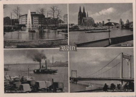 Köln - u.a. Dom-Blick - 1959 Köln - u.a. Dom-Blick - 1959