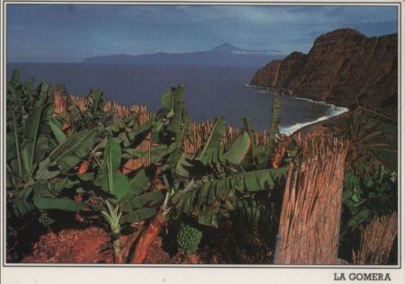 Spanien - La Hermigua - Al fondo el Teide - ca. 1980 Spanien - La Hermigua - Al fondo el Teide - ca. 1980