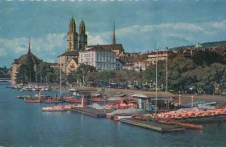 Zürich - Schweiz - von der Quaibrücke aus Zürich - Schweiz - von der Quaibrücke aus