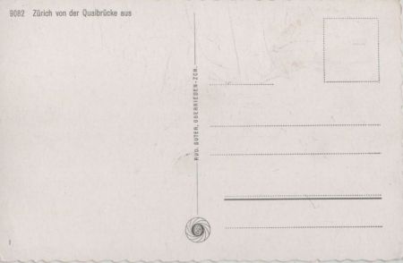 Zürich - Schweiz - von der Quaibrücke aus Zürich - Schweiz - von der Quaibrücke aus