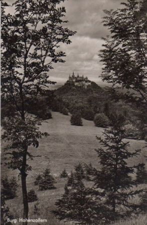 Burg Hohenzollern bei Bisingen - 1960 Burg Hohenzollern bei Bisingen - 1960