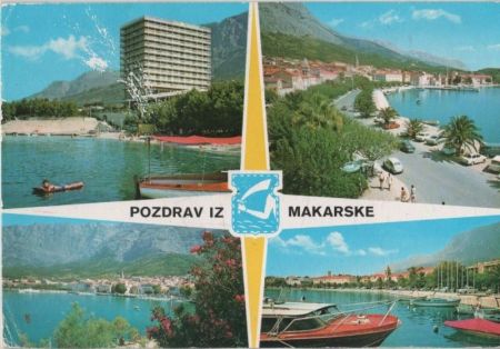 Kroatien - Makarska - mit 4 Bildern - 1985 Kroatien - Makarska - mit 4 Bildern - 1985