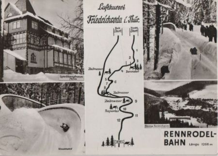 Friedrichroda - Rennrodelbahn - 1970 Friedrichroda - Rennrodelbahn - 1970