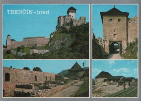 Slowakei - Trencin - mit 4 Bildern - ca. 1980 Slowakei - Trencin - mit 4 Bildern - ca. 1980
