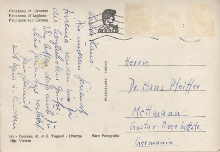 Italien - Livorno - Panorama - ca. 1970