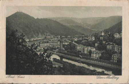 Bad Ems - der Malberg - 1928 Bad Ems - der Malberg - 1928