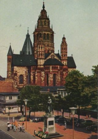 Mainz - Dom und Denkmal Gutenberg - 1976