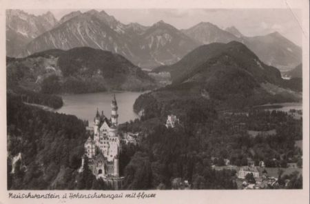 Schwangau Neuschwanstein - 1952 Schwangau Neuschwanstein - 1952