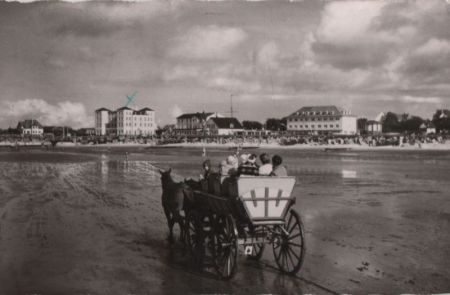 Cuxhaven - Duhnen, Wattwagen - 1957 Cuxhaven - Duhnen, Wattwagen - 1957