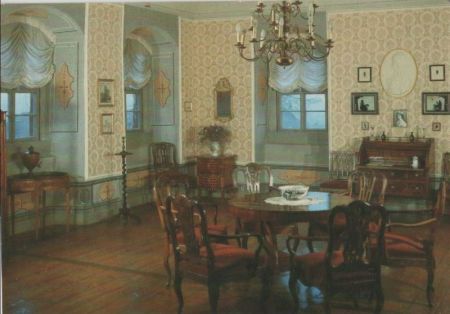 Oberkochberg, Schloß Kochberg - Roter Salon - 1989 Oberkochberg, Schloß Kochberg - Roter Salon - 1989
